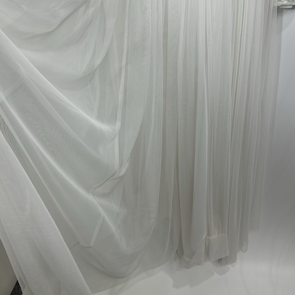 ASOS Bridal BOHO Elizabeth Wedding Gown Beaded Bodice size 2 - Picture 11 of 12